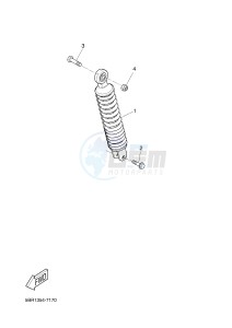 NS50 AEROX (1PH1 1PH1 1PH1 1PH1) drawing REAR SUSPENSION