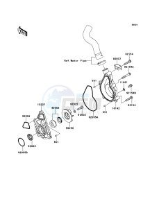 VERSYS_ABS KLE650DEF XX (EU ME A(FRICA) drawing Water Pump