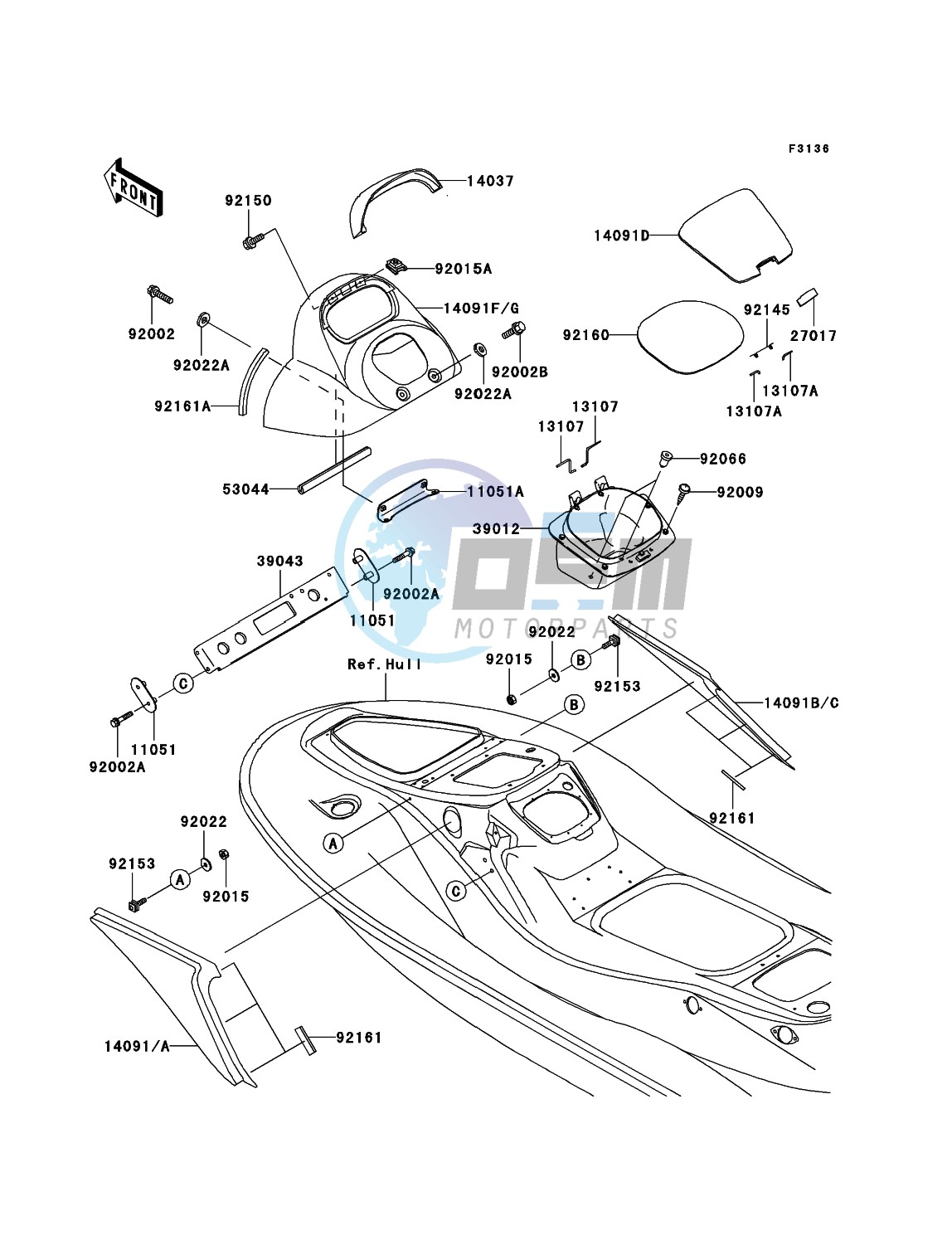 Hull Middle Fittings