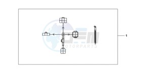 XL1000V9 Ireland - (EK) drawing QUARTET HARNESS