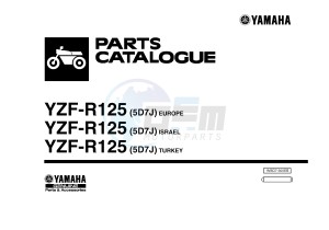 YZF-R125 R125 (5D7J 5D7J 5D7J) drawing .1-Front-Page