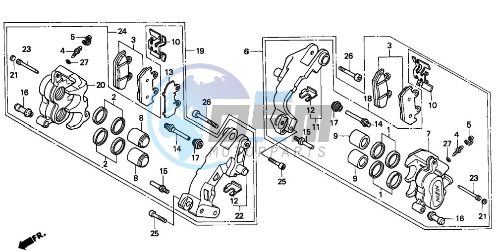 FRONT BRAKE CALIPER