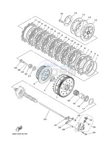 XT1200ZE SUPER TENERE ABS (2KBF) drawing CLUTCH