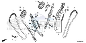 VFR1200XDH 2ED - (2ED) drawing CAM CHAIN/ TENSIONER