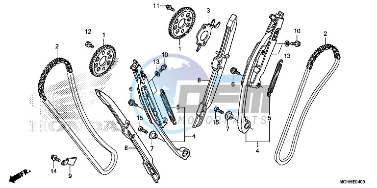 CAM CHAIN/ TENSIONER