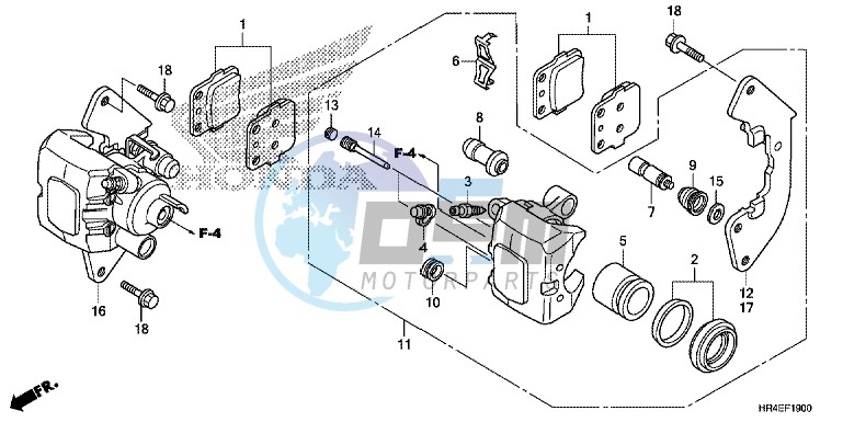 FRONT BRAKE CALIPER