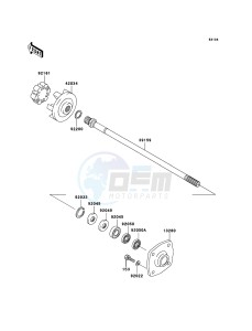 JET SKI STX-15F JT1500-A2 FR drawing Drive Shaft