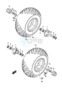 LT-Z50 drawing FRONT WHEEL