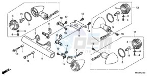 VT750C9 Korea - (KO) drawing WINKER