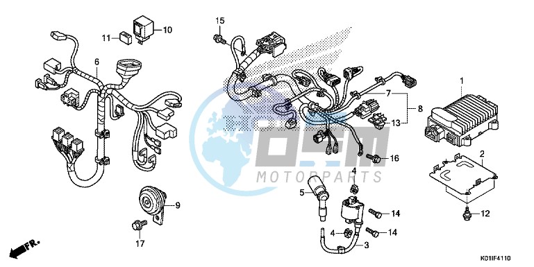 SUB HARNESS/IGNITION COIL