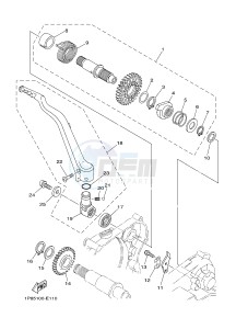 YZ250 (1SSM 1SSN 1SSP 1SSR 1SSR) drawing STARTER