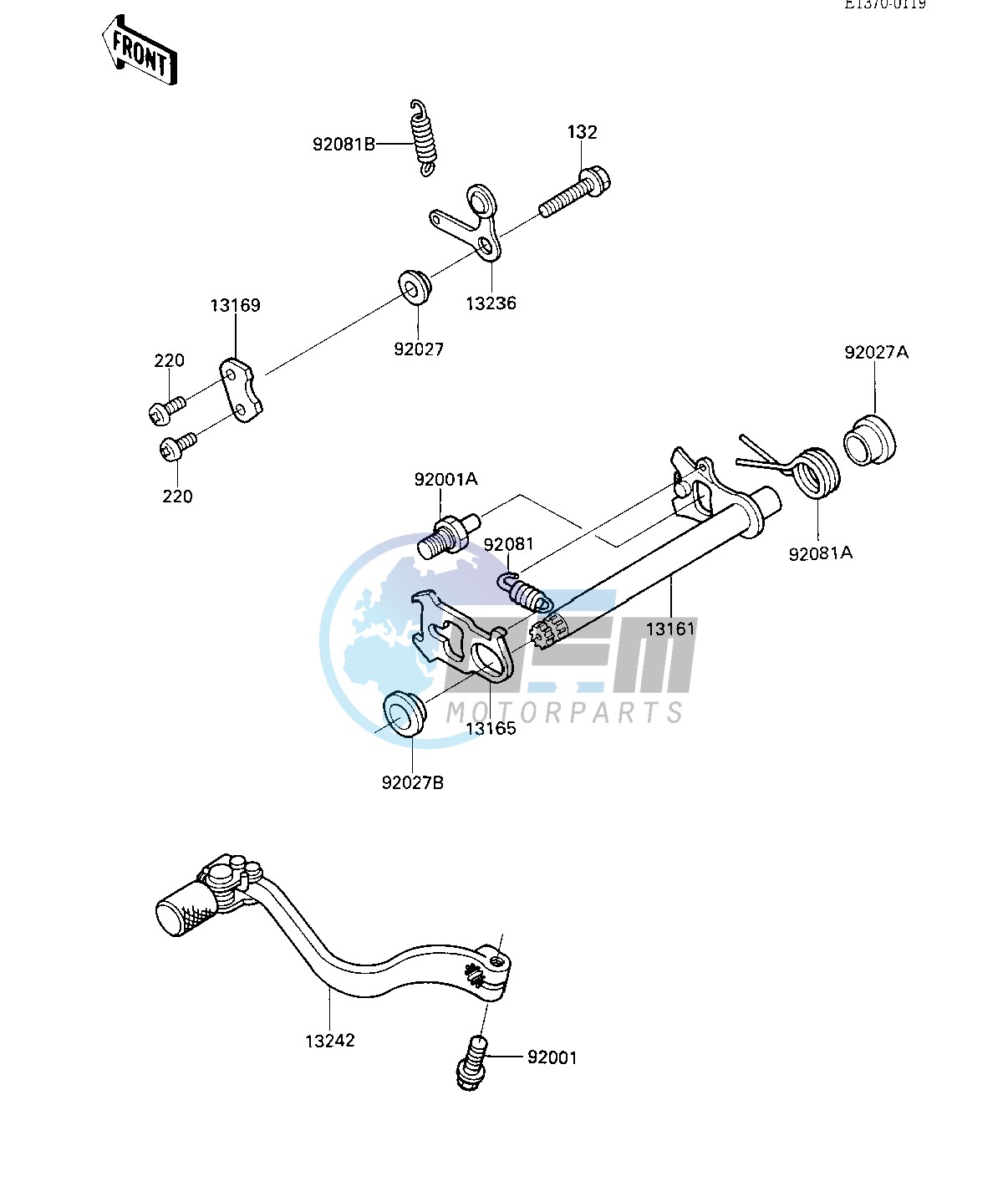 GEAR CHANGE MECHANISM