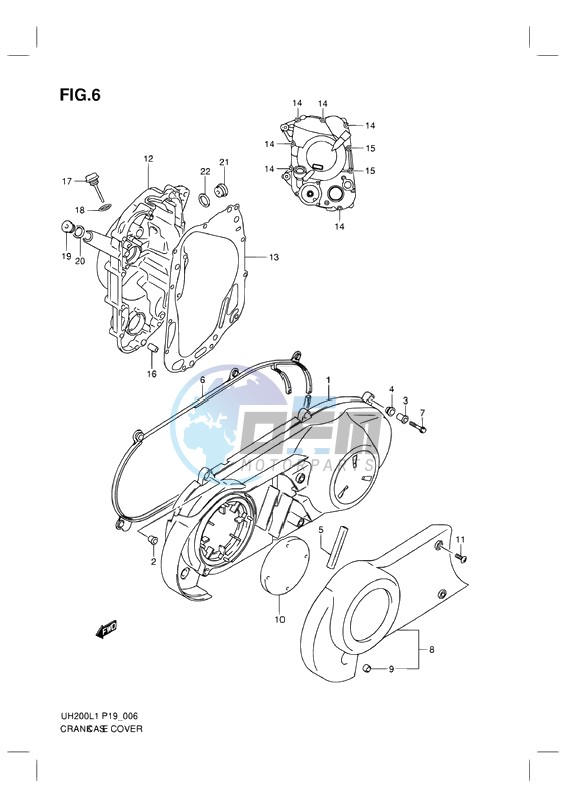 CRANKCASE COVER