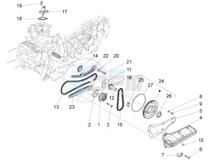 LXV 125 4T 3V IE NOABS E3 (APAC) drawing Oil pump