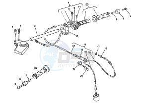 MITO EU2/EU3 125 drawing THROTTLE CONTROL