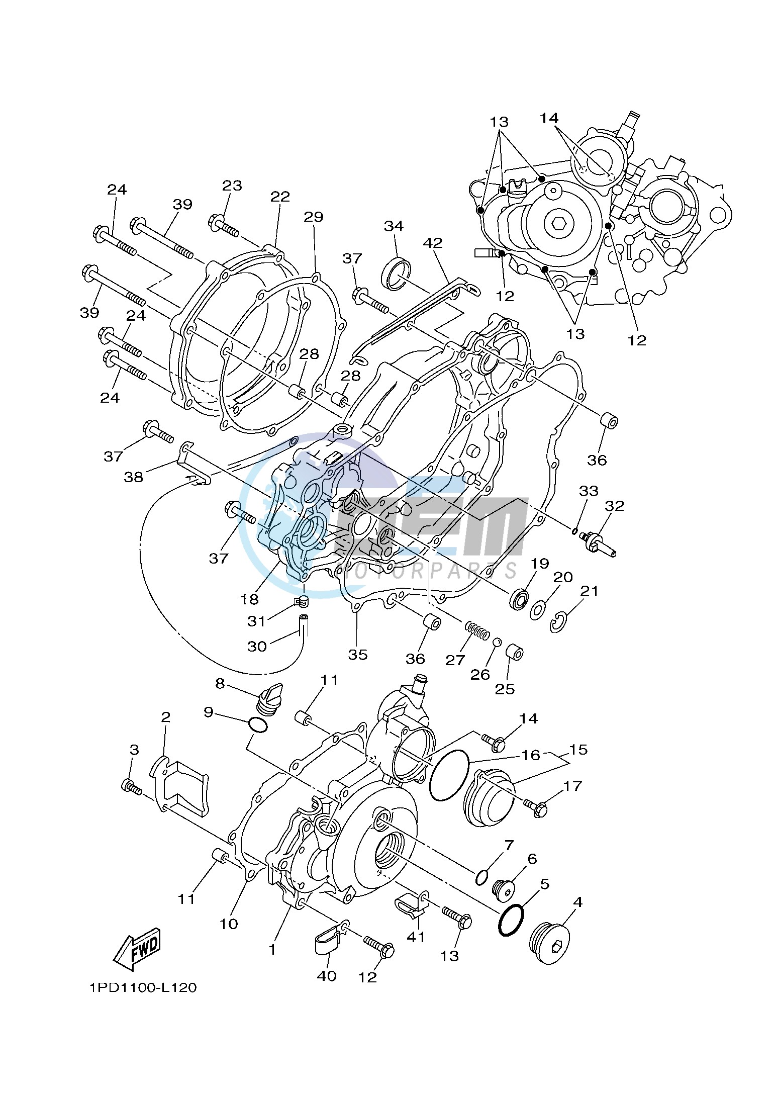 CRANKCASE COVER 1