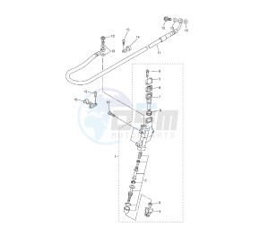 WR F 450 drawing REAR MASTER CYLINDER