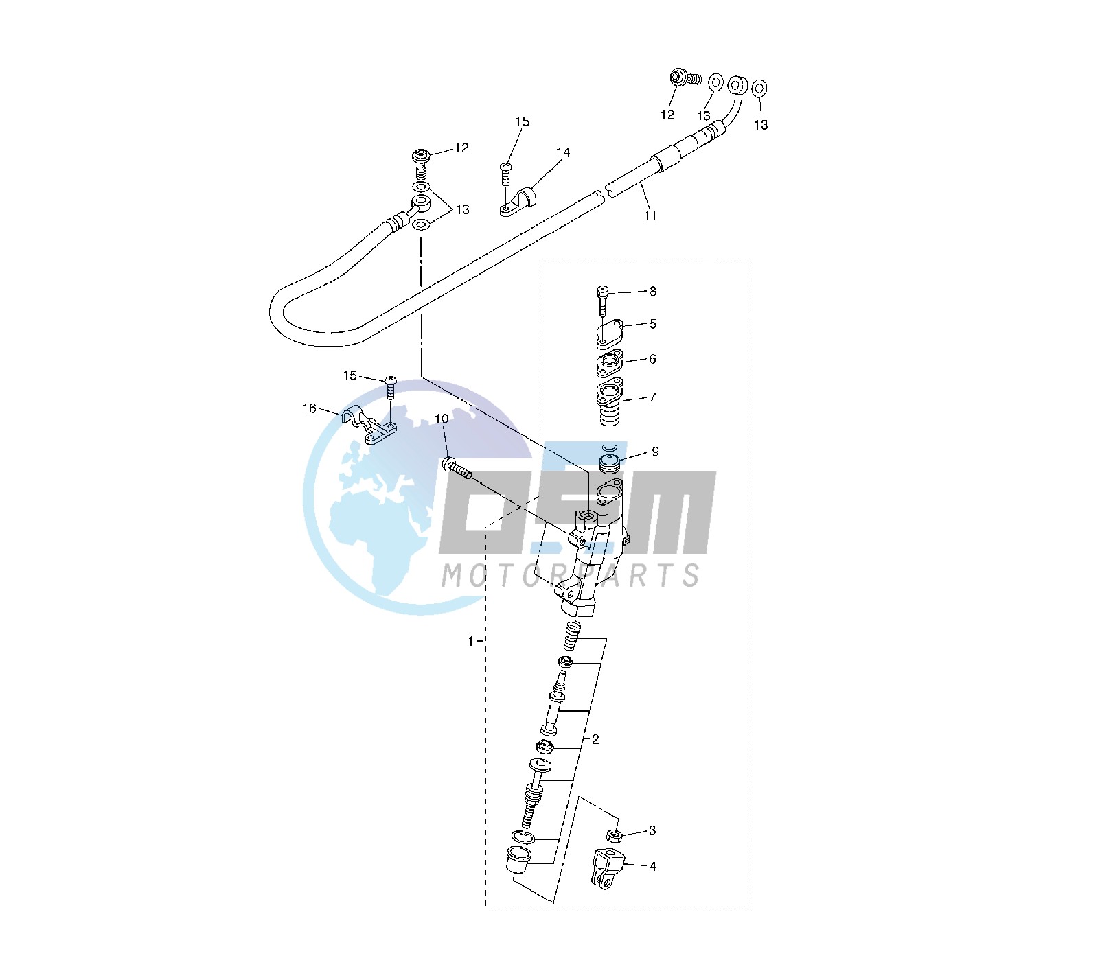 REAR MASTER CYLINDER