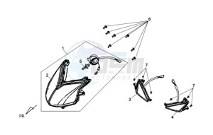 JET 4 50cc drawing HEADLAMP CPL