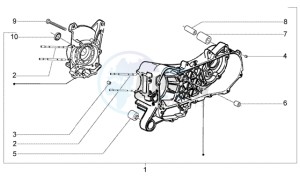 LX 50 4T drawing Crankcase