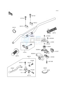 KX 125 L [KX125] (L1) [KX125] drawing HANDLEBAR