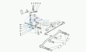 California 1100 Stone Stone drawing Gear lever