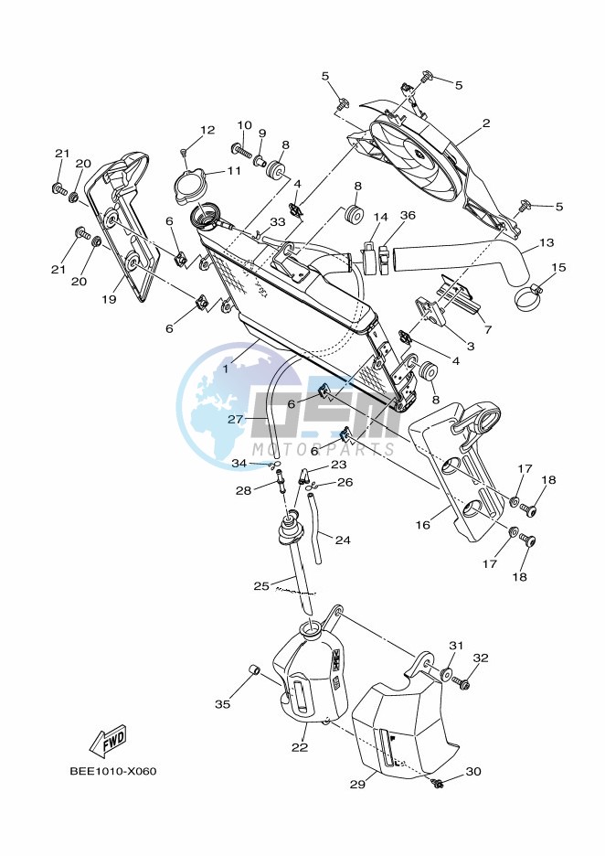 RADIATOR & HOSE