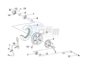 JET SPORT X R 50 drawing FR  WHEEL ASSY