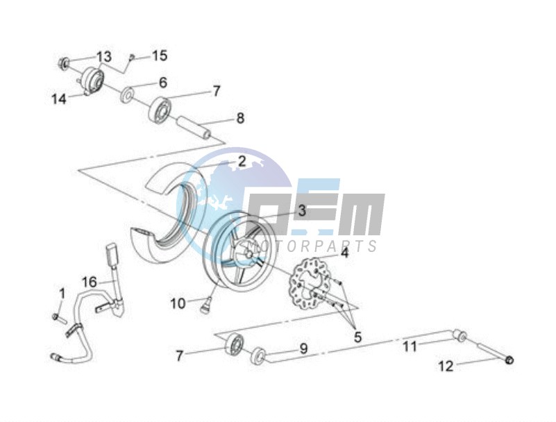 FR  WHEEL ASSY