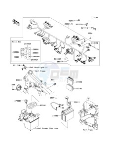 VN 900 C [VULCAN 900 CUSTOM] (7F-9FA) C7F drawing CHASSIS ELECTRICAL EQUIPMENT