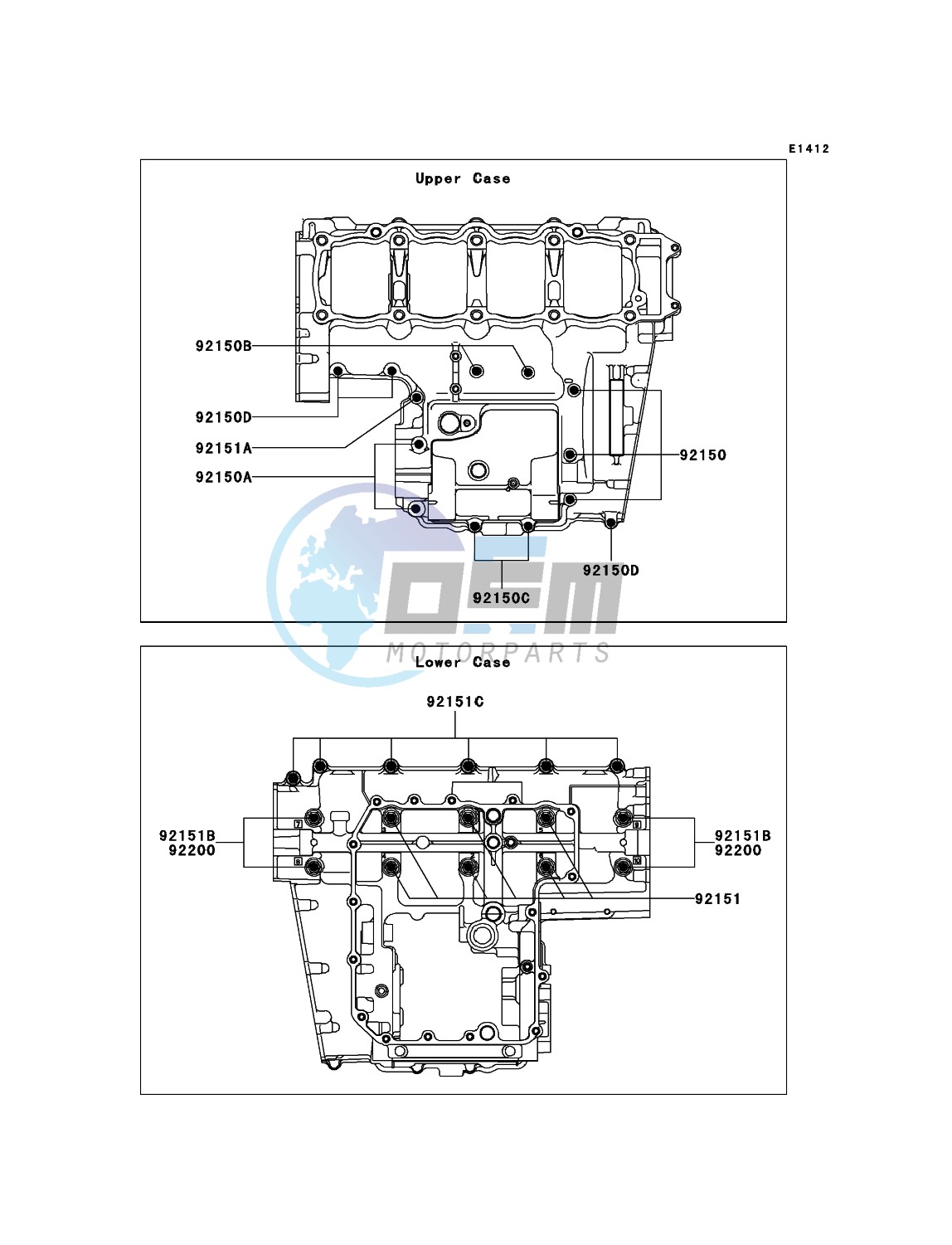 Crankcase Bolt Pattern