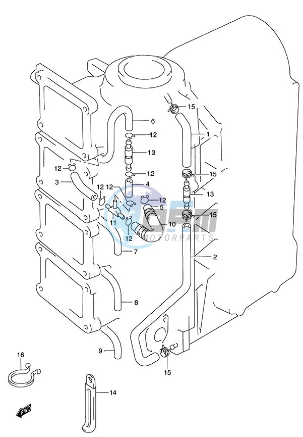 Lubrication Hose (DT140EFI