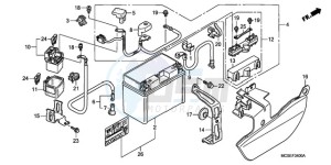 ST1300A9 Australia - (U / ABS MME) drawing BATTERY