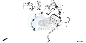 CBR650FE CBR650FE 2ED - (2ED) drawing BATTERY