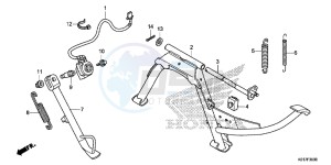 SH125AD SH125i UK - (E) drawing STAND