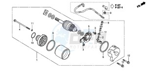 CBR125RS drawing STARTING MOTOR