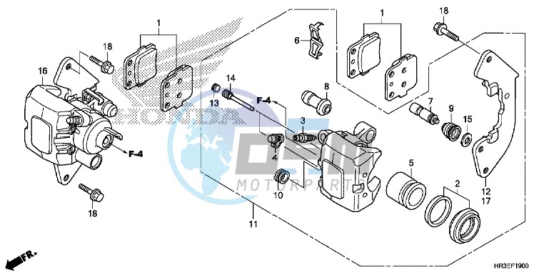 FRONT BRAKE CALIPER