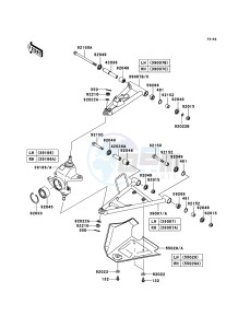 KVF750_4X4 KVF750DBF EU GB drawing Front Suspension