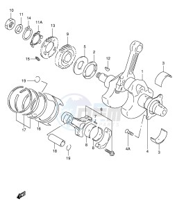 TL1000R (E2) drawing CRANKSHAFT