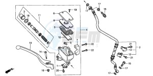 VT1100C2 drawing FR. BRAKE MASTER CYLINDER