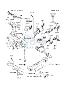 VN1600 CLASSIC TOURER VN1600D6F GB XX (EU ME A(FRICA) drawing Ignition Switch