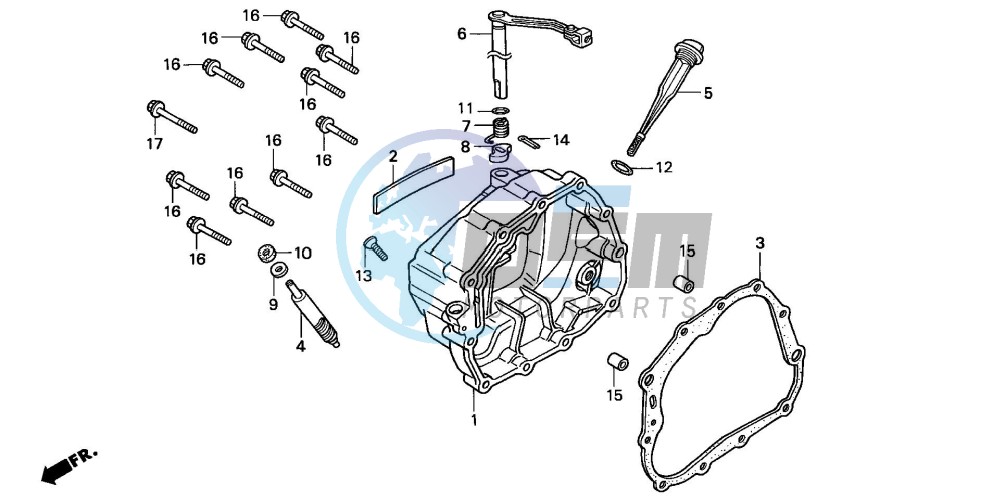 RIGHT CRANKCASE COVER