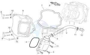 Scarabeo 125-200 e3 (eng. piaggio) drawing Oil breather valve