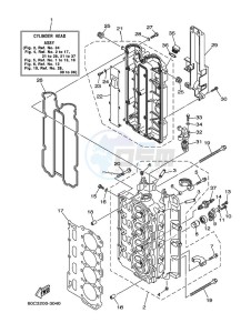 F100BETX drawing CYLINDER--CRANKCASE-2