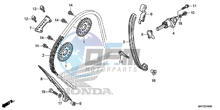 CAM CHAIN/ TENSIONER