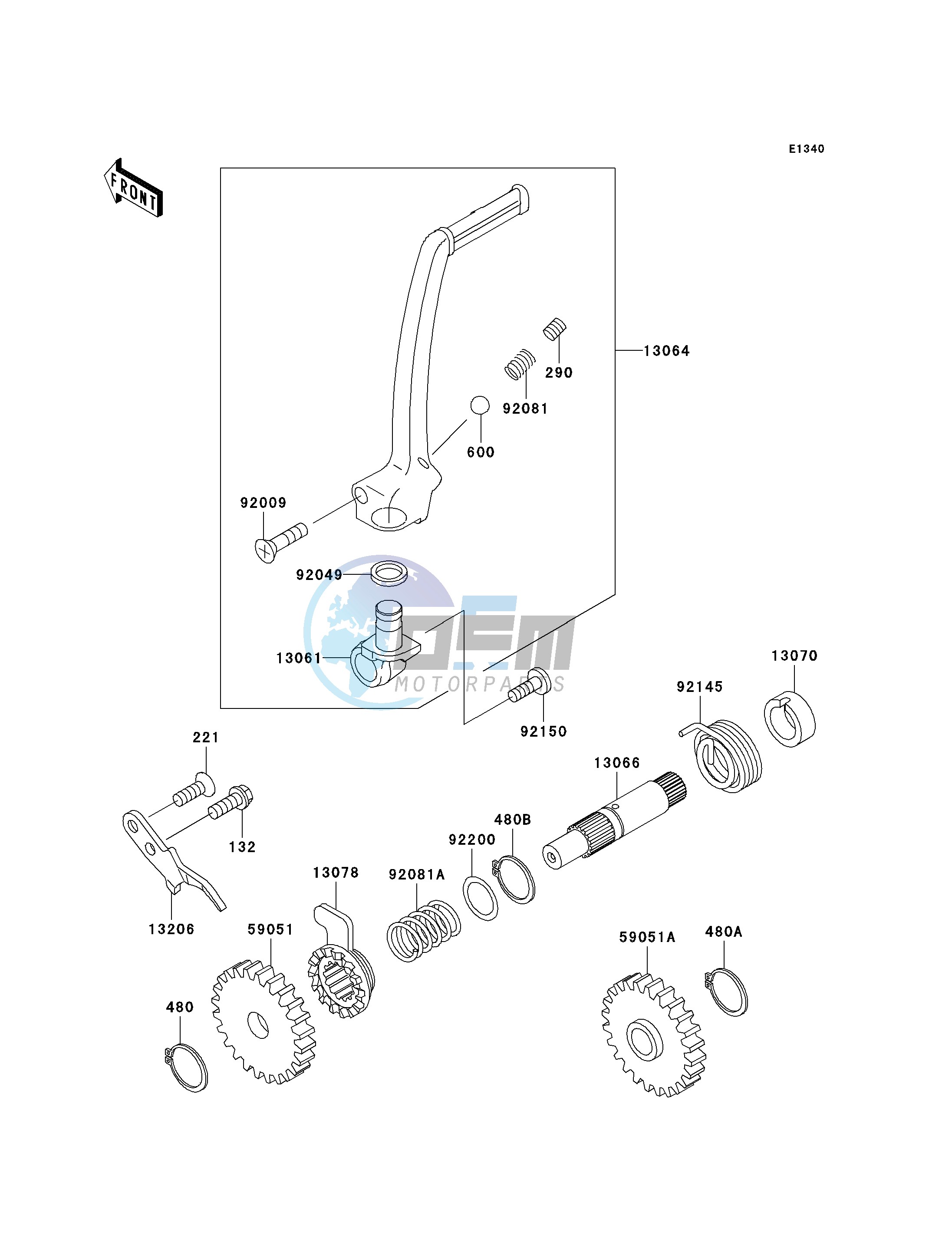 KICKSTARTER MECHANISM