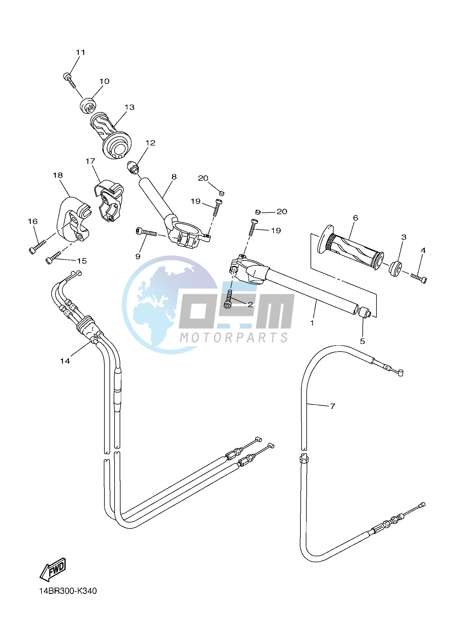 STEERING HANDLE & CABLE