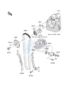 D-TRACKER 125 KLX125DEF XX (EU ME A(FRICA) drawing Camshaft(s)/Tensioner