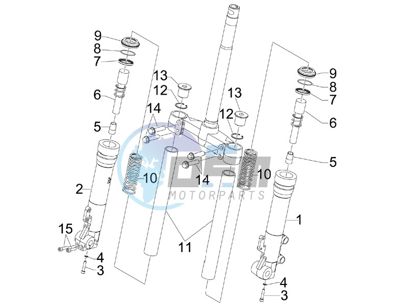 Fork components (Kayaba)