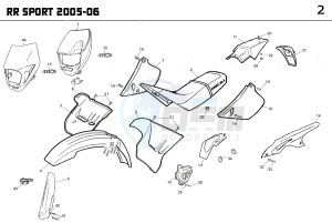 RR SPORT 50 drawing PLASTICS